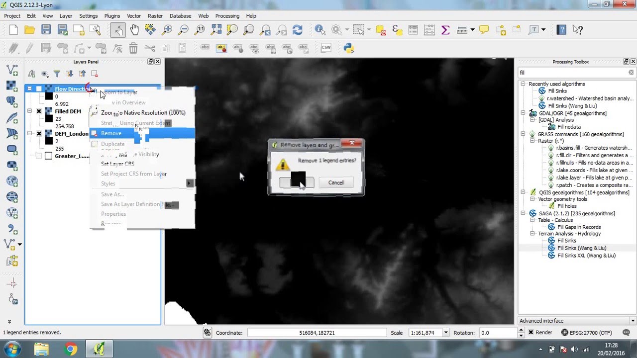QGIS Tutorial 5: Troubleshooting DEM processing on Windows machines