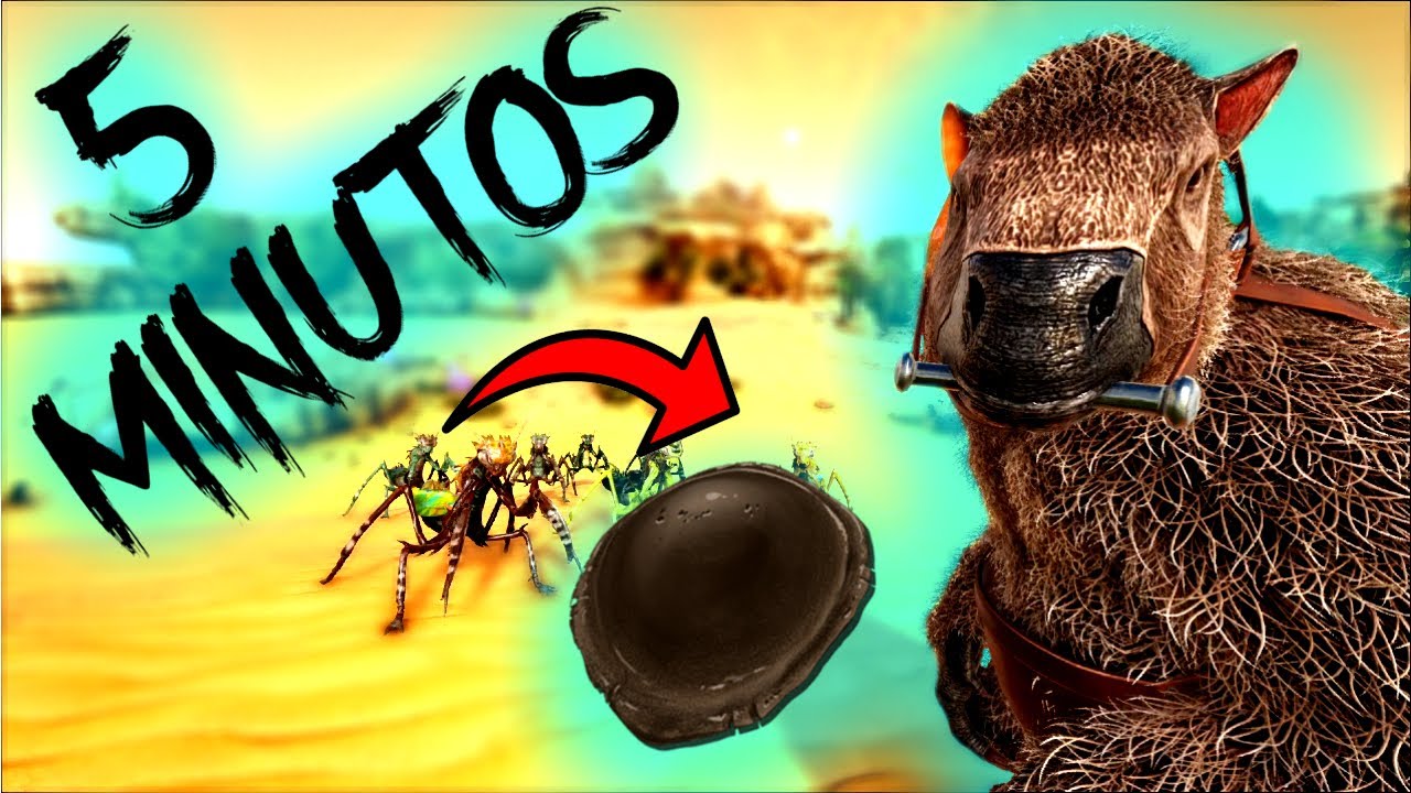 🦀🦂Cómo CONSEGUIR Mucha QUITINA en ARK!! (Dinos, Herramientas y Lugares para farmear)