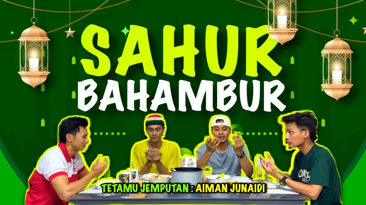 SAHUR BERSAMA AYAM MASAK KICAP TAPI JADI KACIP? MASAKAN MENJADI MASIN SEBAB AIMAN? MANIS PADA MEMORI