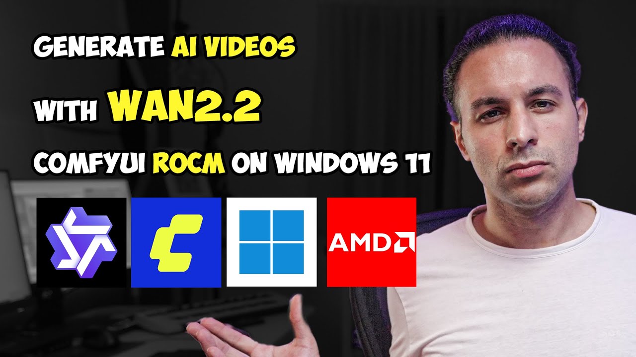 🚀AI Video with Wan2.2 + ComfyUI + AMD ROCm on your local Windows 11 PC🚀