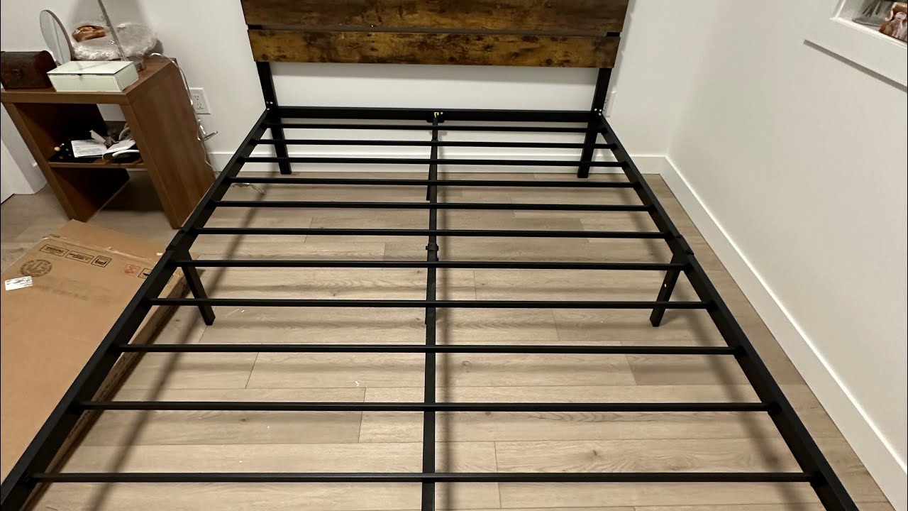 Walmart metal bed frame assembly