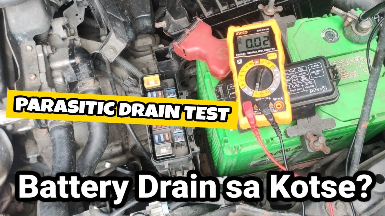 Laging Low Battery? Baka may Parasitic Drain ito! | How To Check PARASITIC DRAIN using Multi-Tester