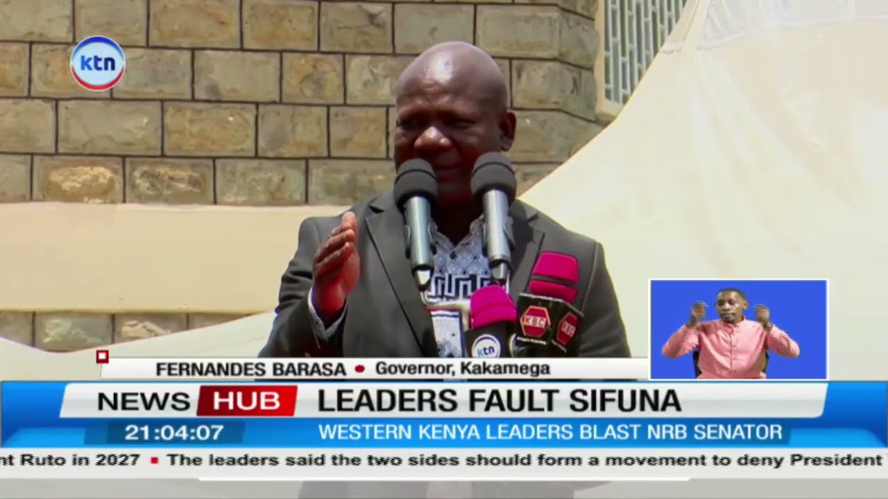 Kakamega leaders dismiss Sifuna faction as inexperienced