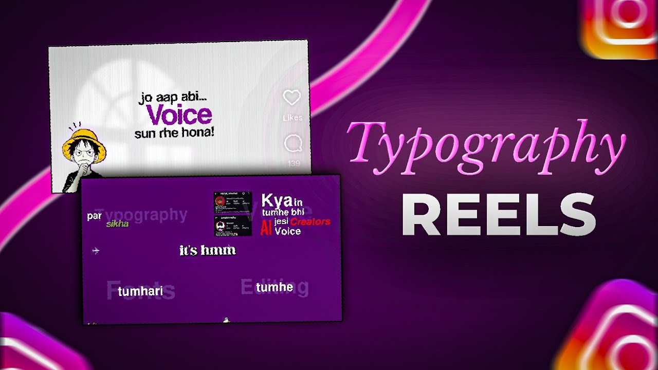 Instagram Trending Typography Video Edit Tutorial In Mobile 