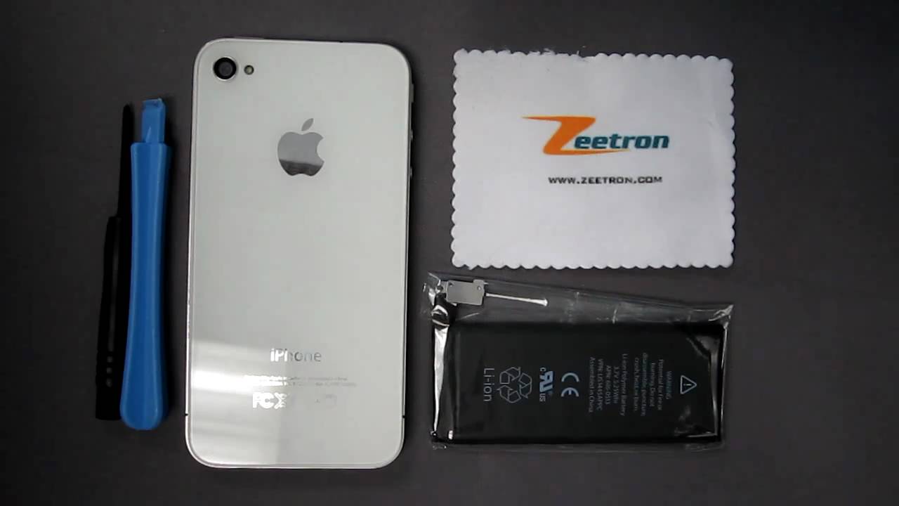 iPhone 4 Battery Repalcement Instructions Directions Zeetron