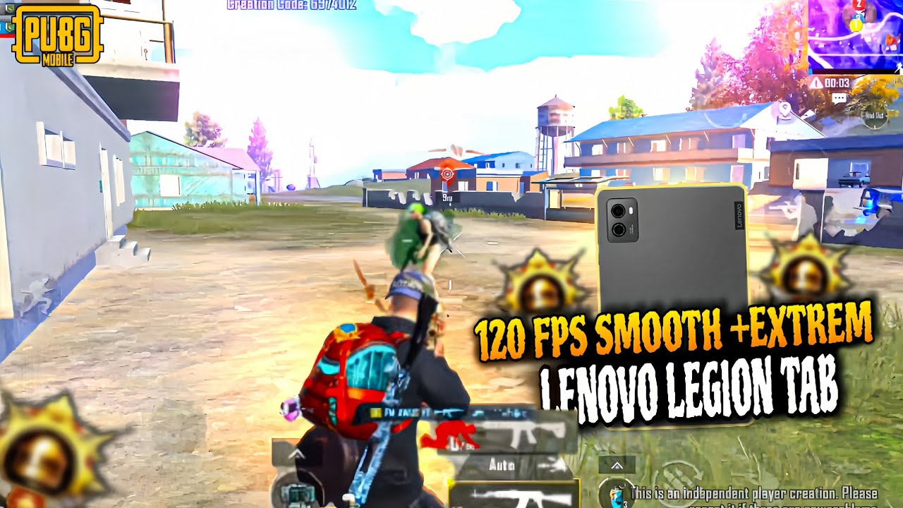 120 FPS SMOOTH + EXTREM 🥵 LENOVO LEGION TAB 🔱 PUBG TEST 2026 