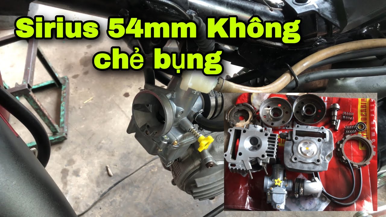 Sirius Đầu L&ograve;ng Nồi 54mm D&ecirc;n Zin Kh&ocirc;ng Chẻ Bụng