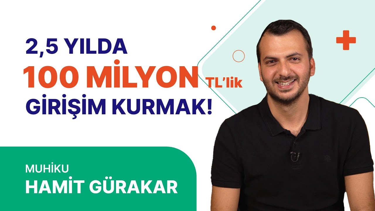 2,5 Yılda 0'dan 100 Milyon TL'lik Girişim Kurmak! (Hamit Gürakar)