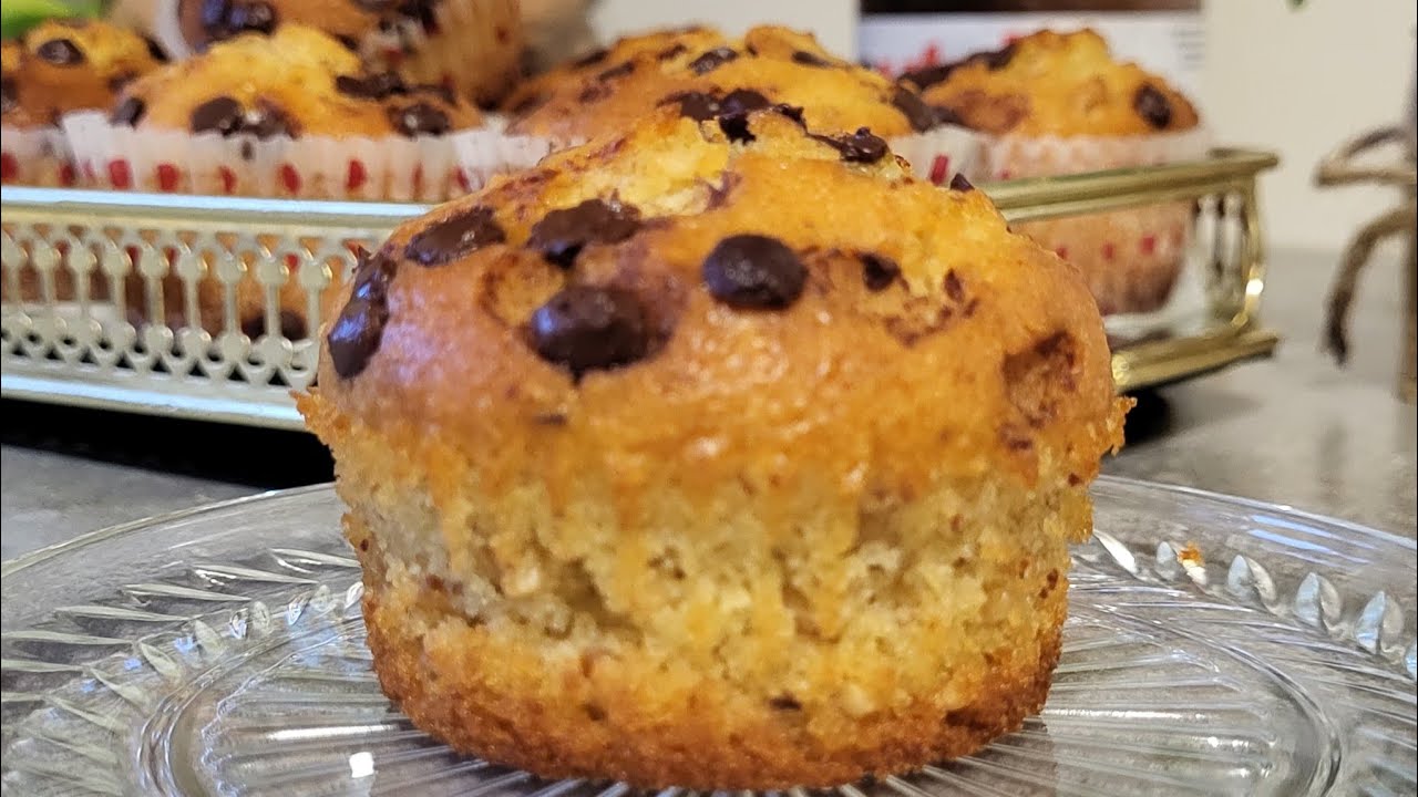 Muffins Moelleux aux Noisette Cœur chocolat,  une tuerie 😋