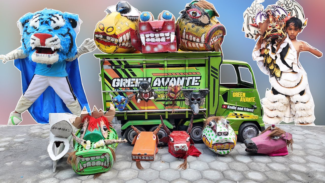 💥WIDIH✅️ ADA BANYAK BARONGAN BARONGSAI SAPI MACANAN DEVIL SINGOBARONG NAIK TRUK MINI AKI