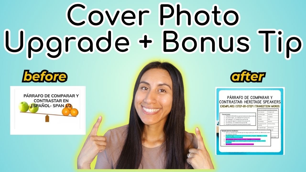 Fixing My TPT Cover Photos to Look More Professional | Beginner Journey + Bonus Tip