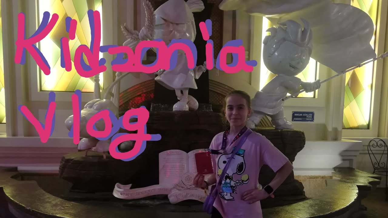Kidzania da bir gün vlog💜❤️