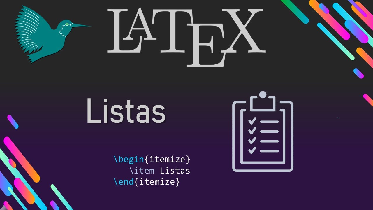 Listas en LaTeX