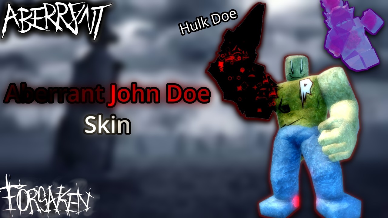 Aberrant John Doe Skin Gameplay | Forsaken | Roblox