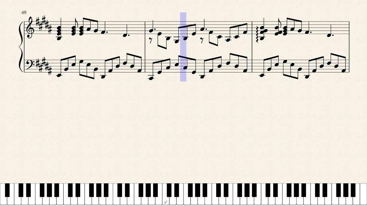 Chrono Trigger : Frog's Theme ( Zohar ) Piano Sheet