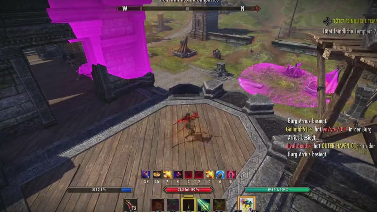 Eso PvP - Ganks with No Gank Build makes Enemys Mad ( SetUp in Description )