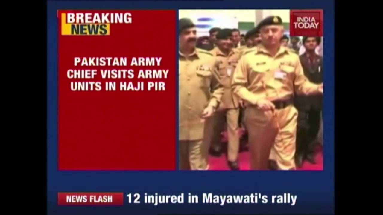 Pak Army Chief Raheel Sharif Visits Army Units Along LoC