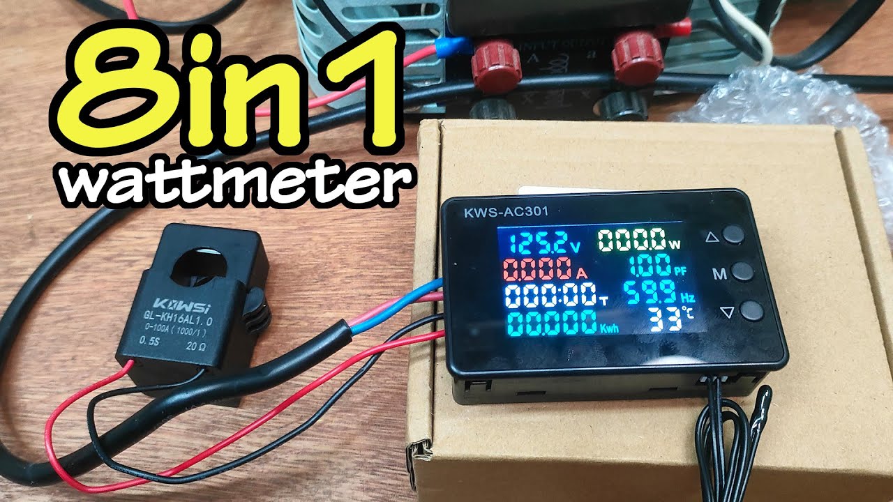 Digital Wattmeter 8 in 1 (KWS-AC301)