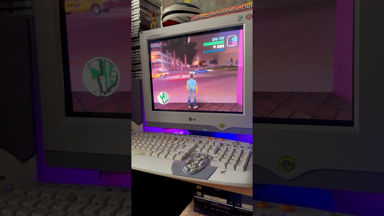 This cheat made us all villains 😈 #gtavicecity #retrogaming #cheatcodes #throwback #shortgame