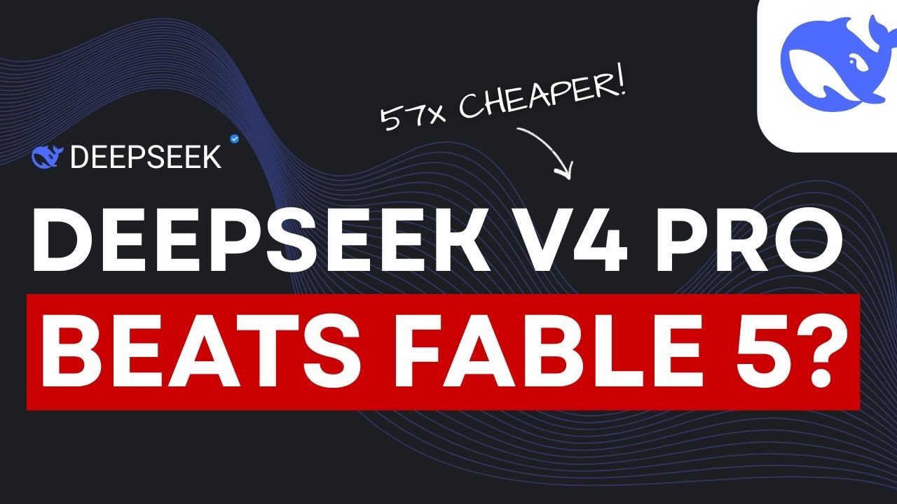 DeepSeek V4 Pro вышел сегодня, и это проблема для всех ИИ-лабораторий!