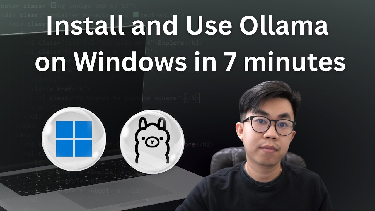 Run AI Locally on Windows 100% Offline in 7 minutes! (Ollama Setup Tutorial)