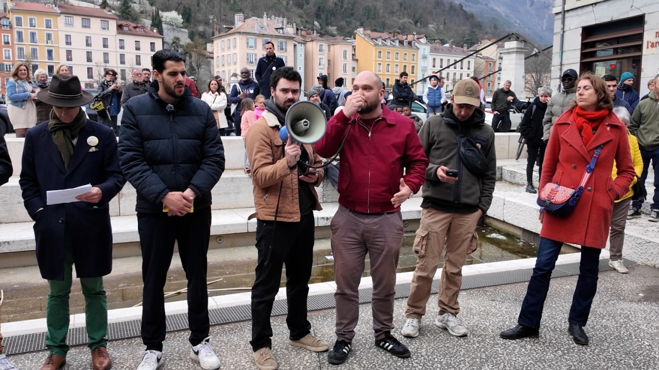 Rassemblement sur les réquisitions de logements vacants à Grenoble