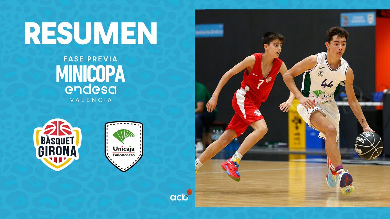 Bàsquet Girona - Unicaja Andalucía (73-85) RESUMEN | Fase Previa Minicopa Endesa 2022