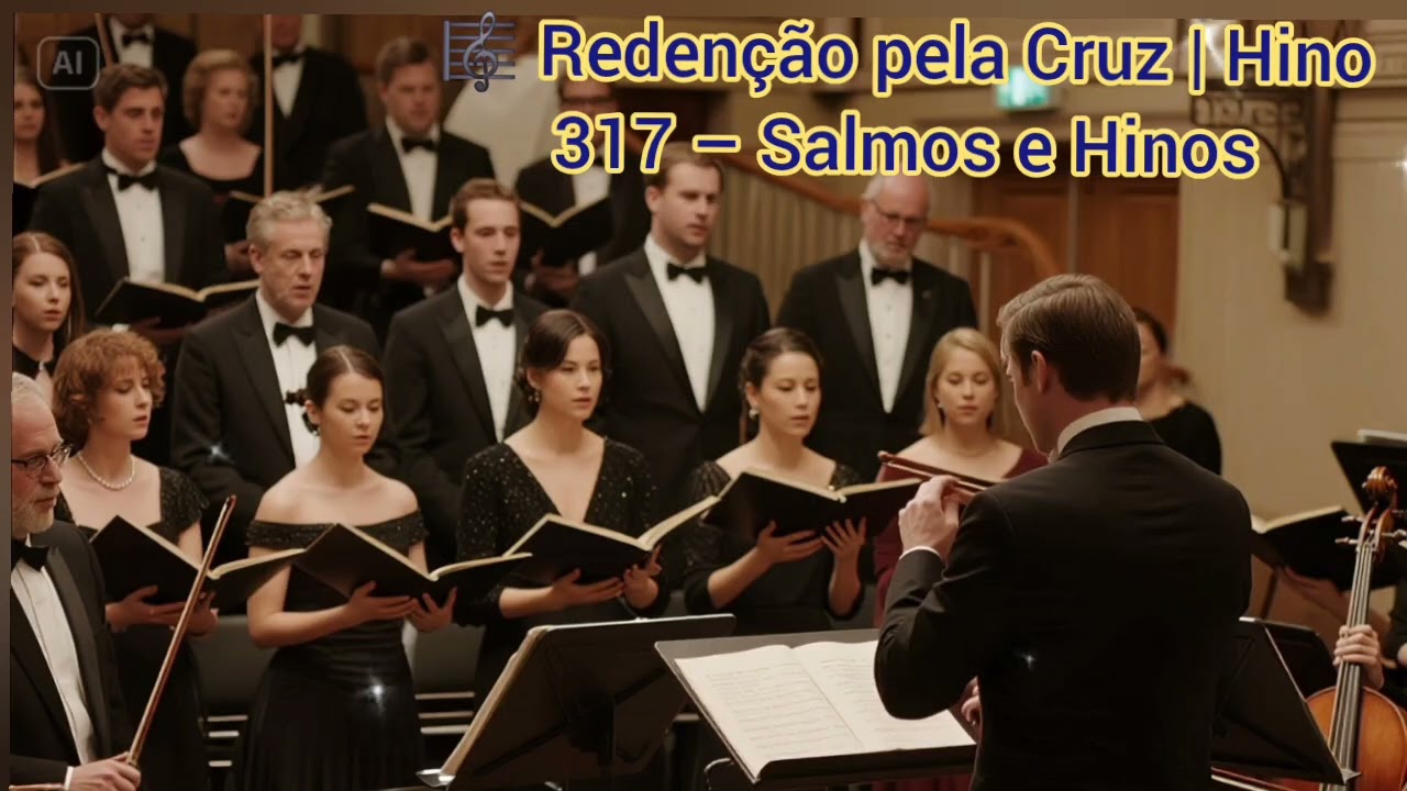 🎼 Redenção pela Cruz | Hino 317 – Salmos e Hinos | Louvor da Graça Redentora