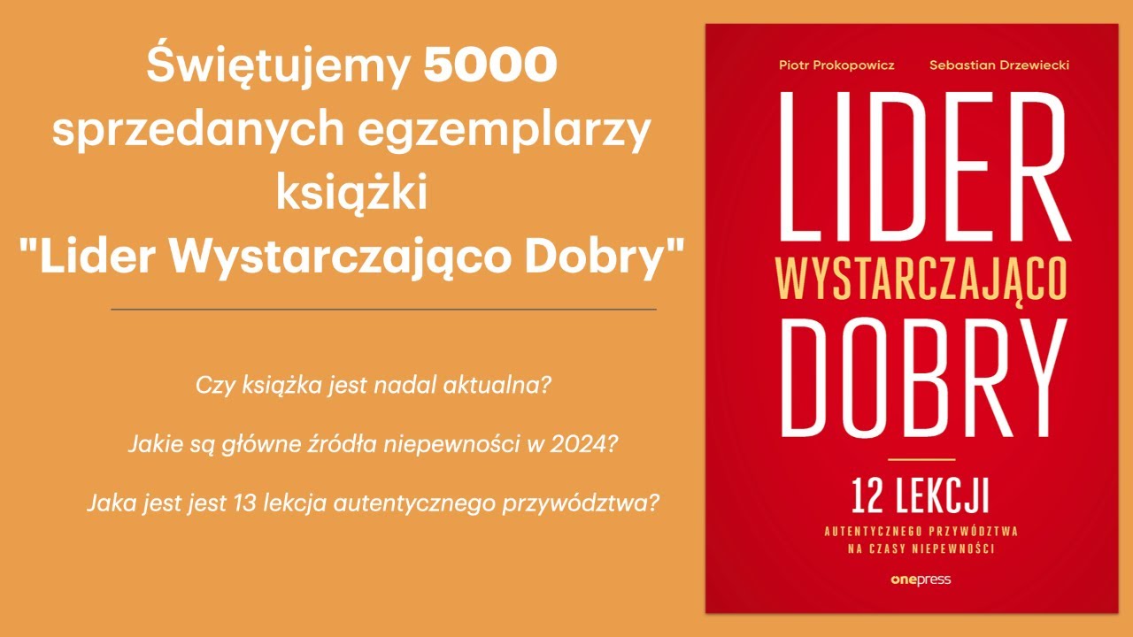 Celebrujemy 5000 sprzedanych egzemplarzy książki 