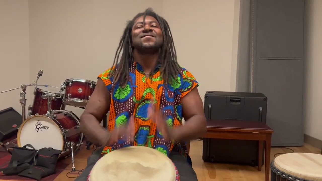 Dramane Kone Djembe Kan at Sound Connected OC let the music speak 