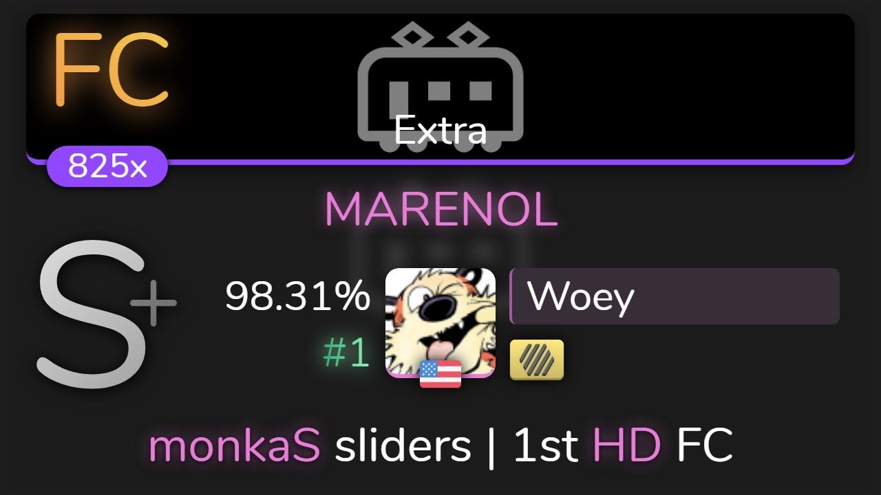 [Live] Woey | LeaF - MARENOL [Extra] 1st +HD FC 98.31% {#1} - osu!