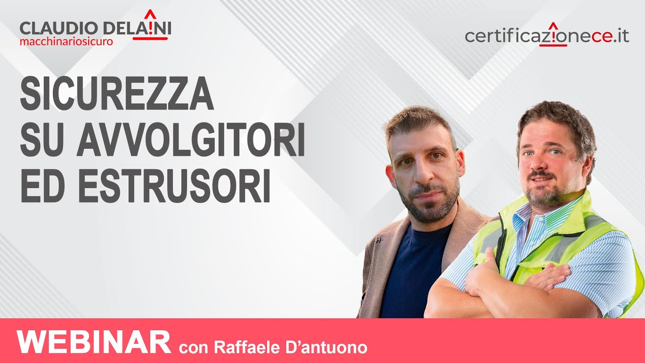 Sicurezza su avvolgitori ed estrusori