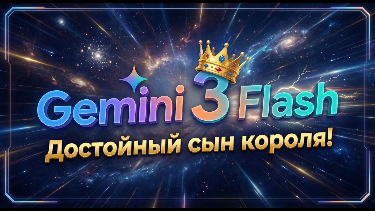Gemini 3 Flash - Google унижает конкурентов
