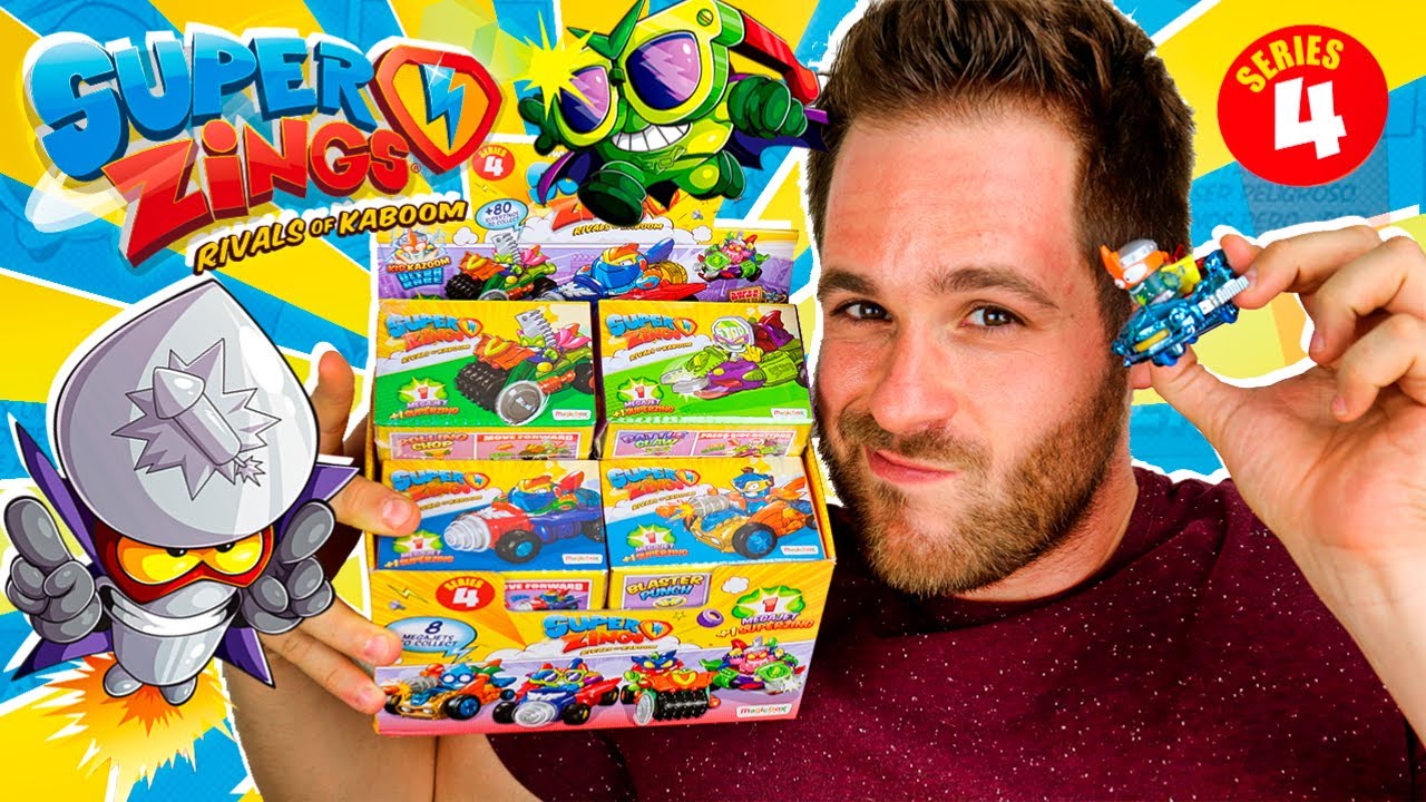 SuperZings Series 4 UNBOXING CAJA 8 MEGAJETS  en Pe Toys
