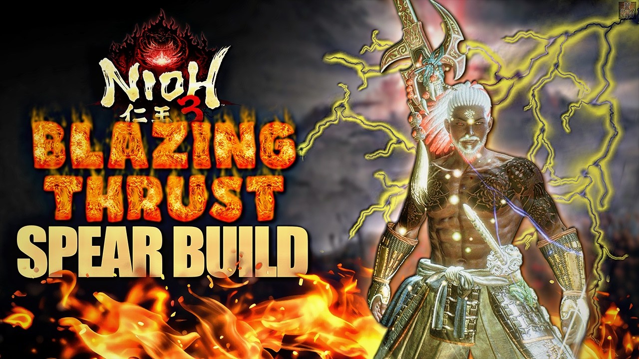 Blazing Thrust Spear Build in Nioh 3! Boss DESTROYER!