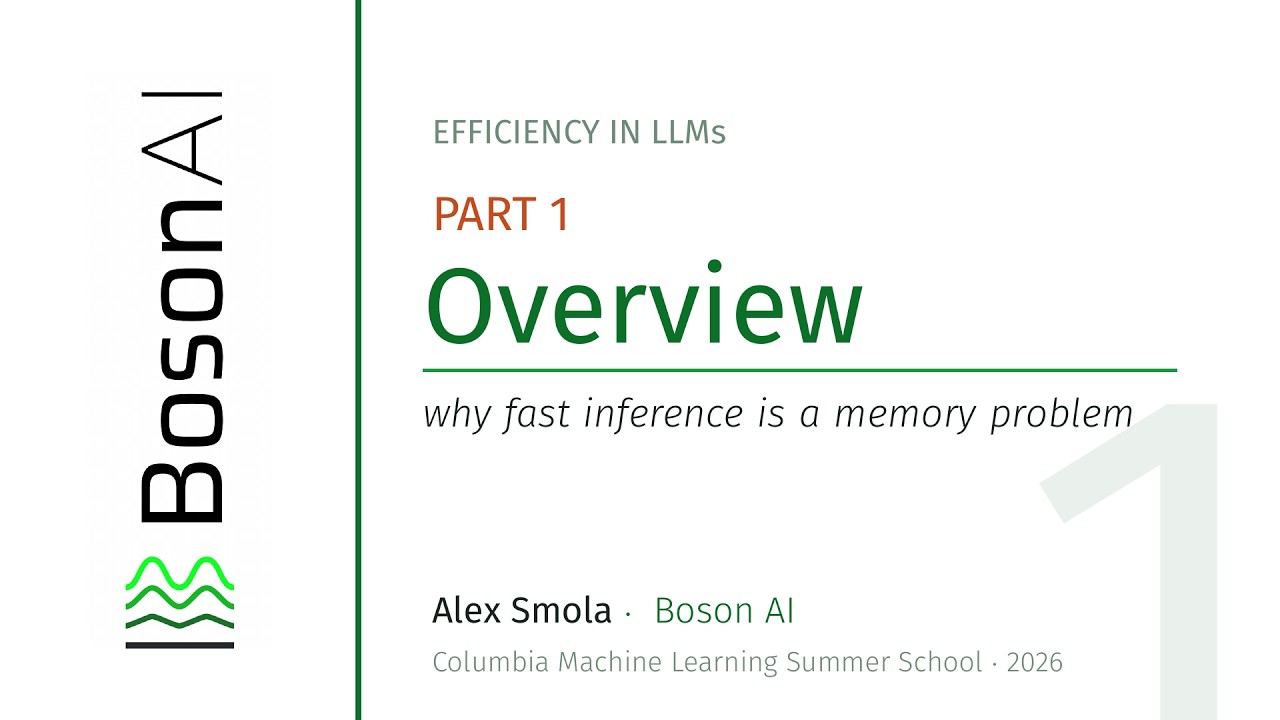 Efficient Model Serving, Part 1 (Overview)