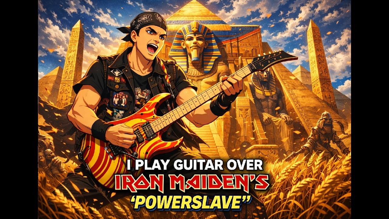 I Play Guitar Over “Powerslave” | Iron Maiden at Their Absolute Peak