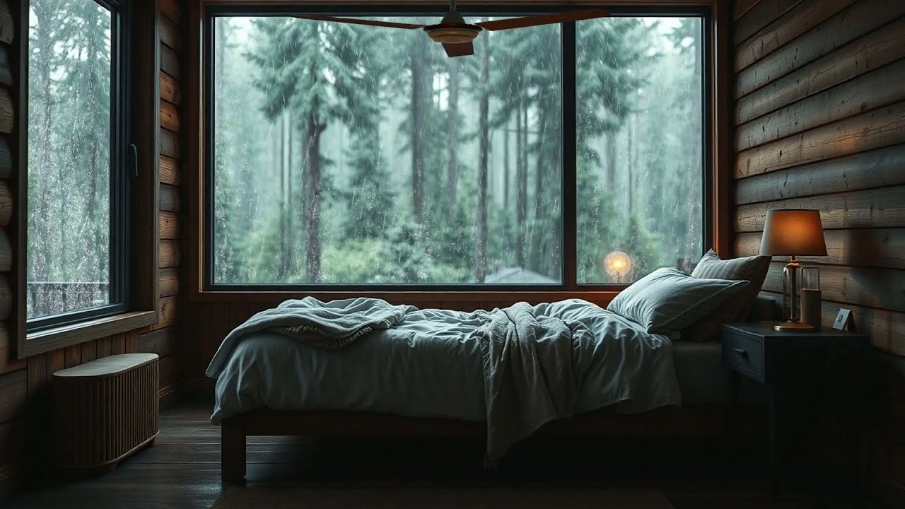 Deep Sleep Rain Sounds (10 Hours) 🌧️ Relaxing White Noise for Insomnia, Study & Focus