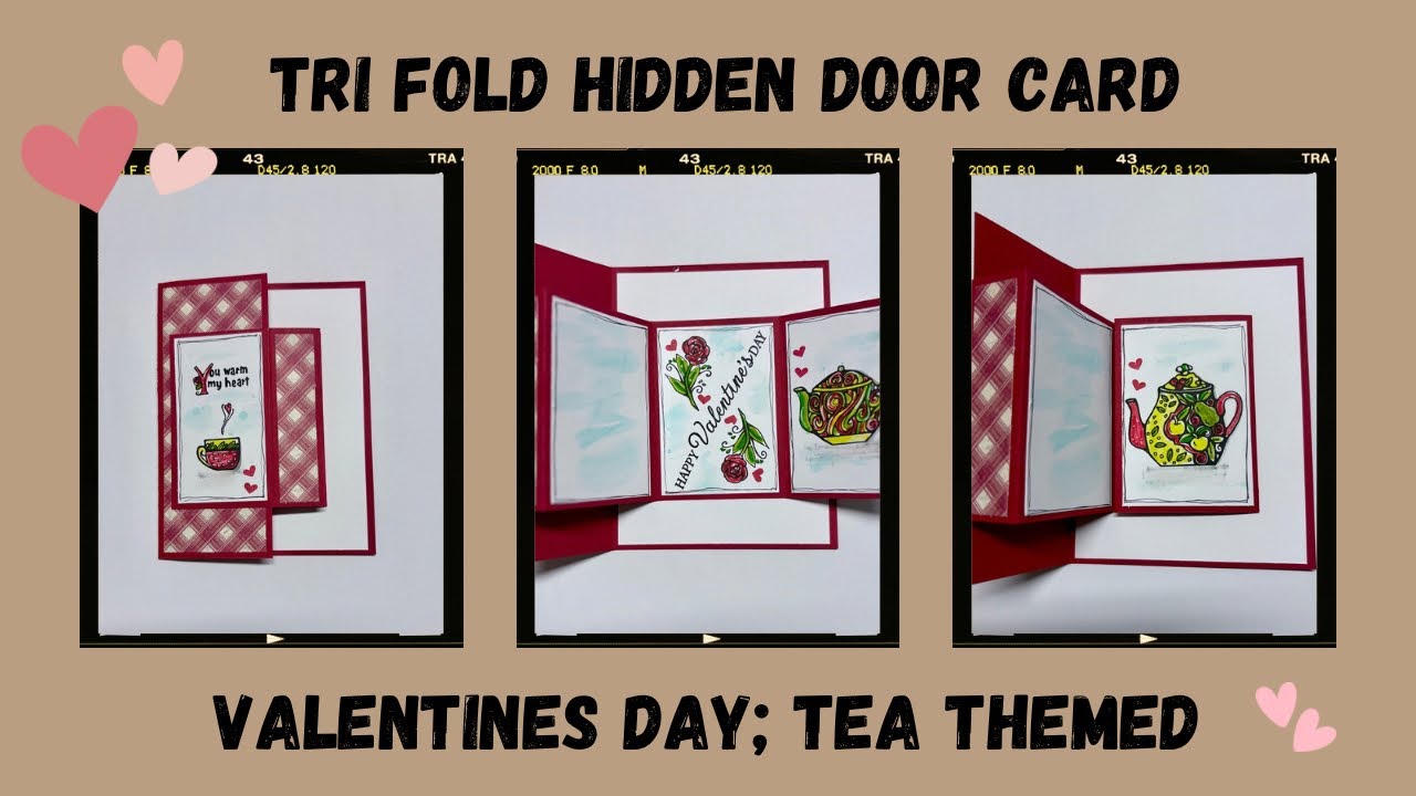 Tri Fold Hidden Door Card