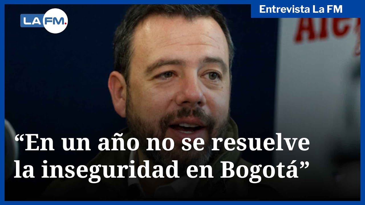 Alcalde Galán habló de los problemas de inseguridad que tiene Bogotá
