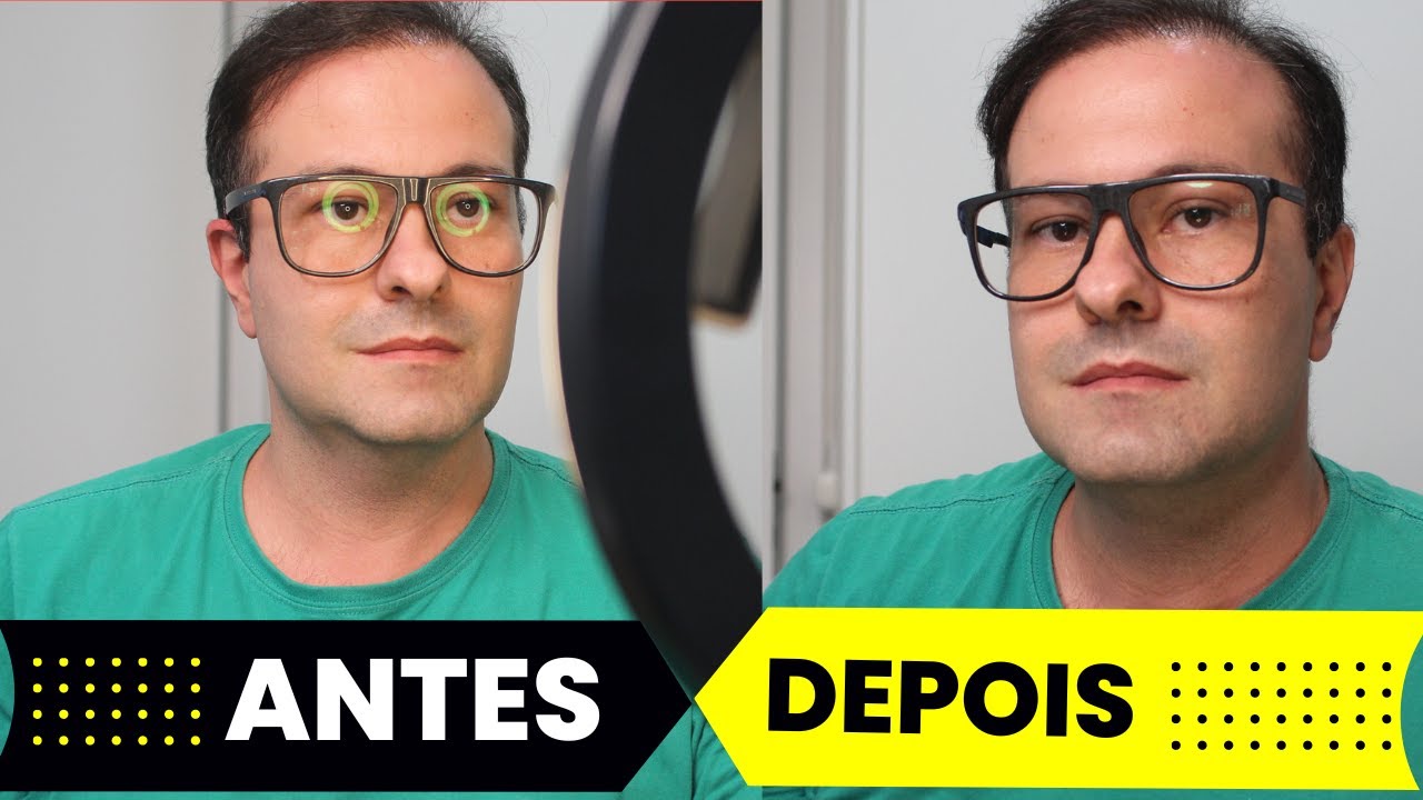 Como Tirar o Reflexo do Ring Light nos Óculos. COMO GRAVAR SEM REFLEXO NOS ÓCULOS