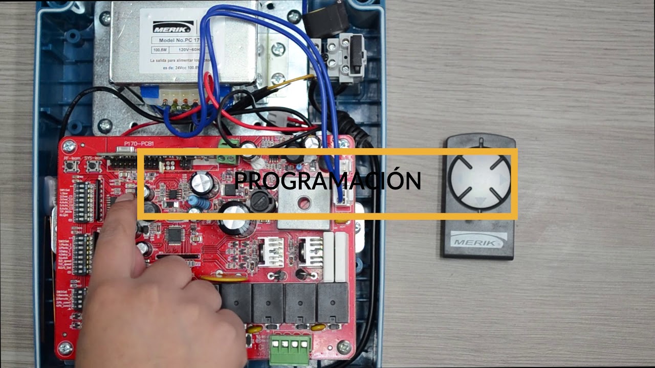 GRABADO DE RECORRIDO TARJETA ELECTRÓNICA MODELO PC170