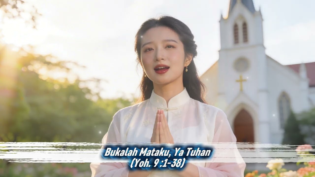 Lagu Bacaan Injil I Minggu 15.03.26 I✝️Yoh. 9:1,6-9,13-17,34-38✝️I  Yesus Memelekan Mata Orang Buta