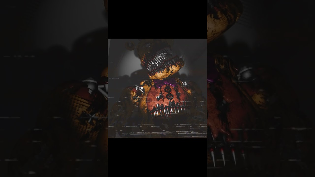 Fnaf 4 vhs Style Animation #fnaf #fnafblender #blender#vhs