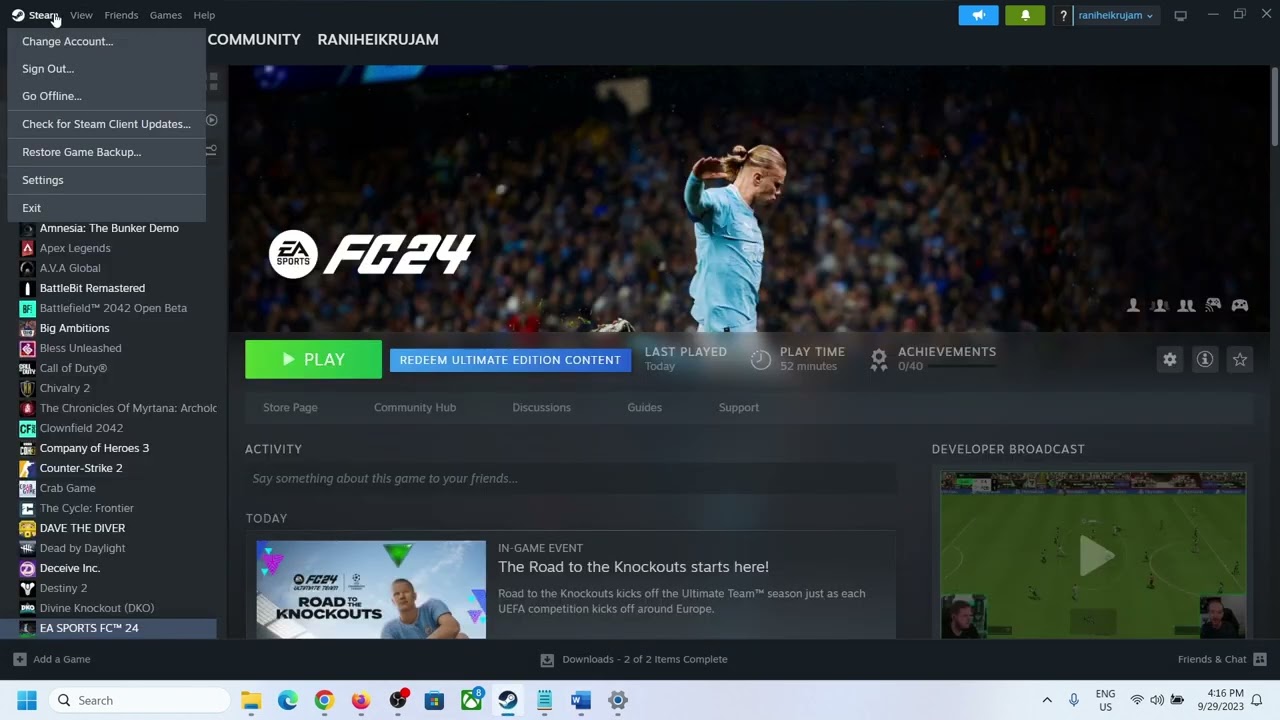 Fix EA FC 24 DISK WRITE ERROR On Steam