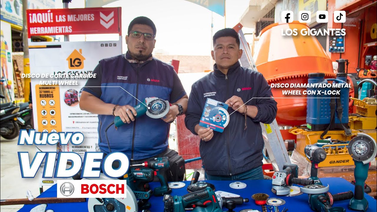 Demostraci&oacute;n Discos de corte Multiusos Bosch