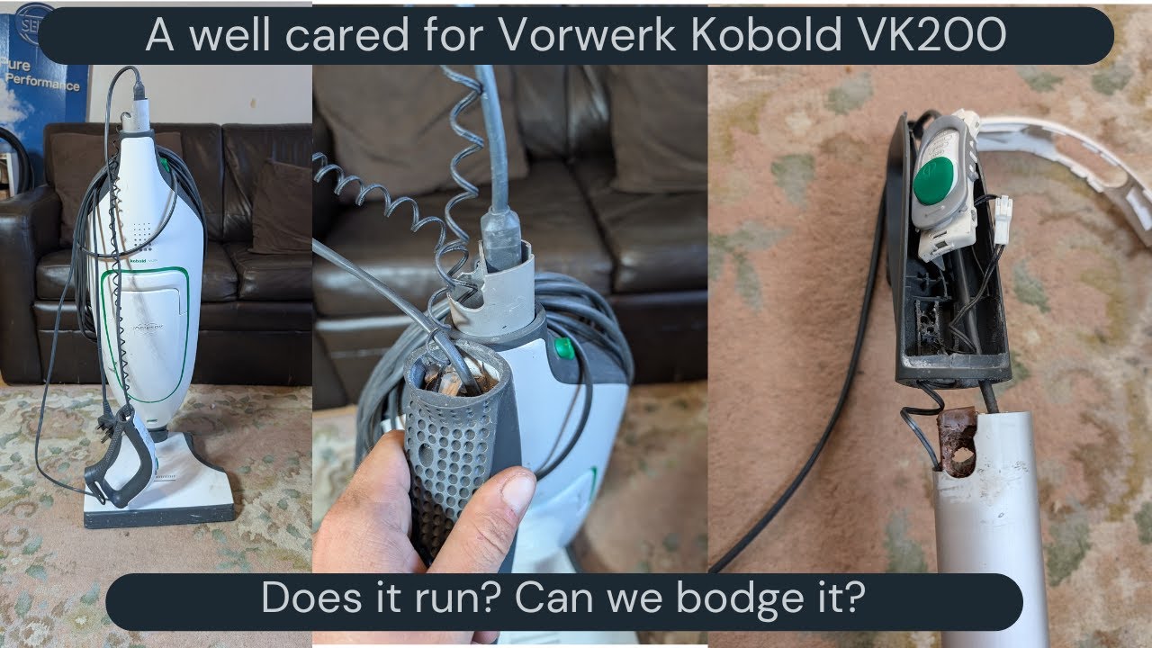 Vorwerk VK200 Premium Vacuum Cleaner! First look and attempted handle repair.