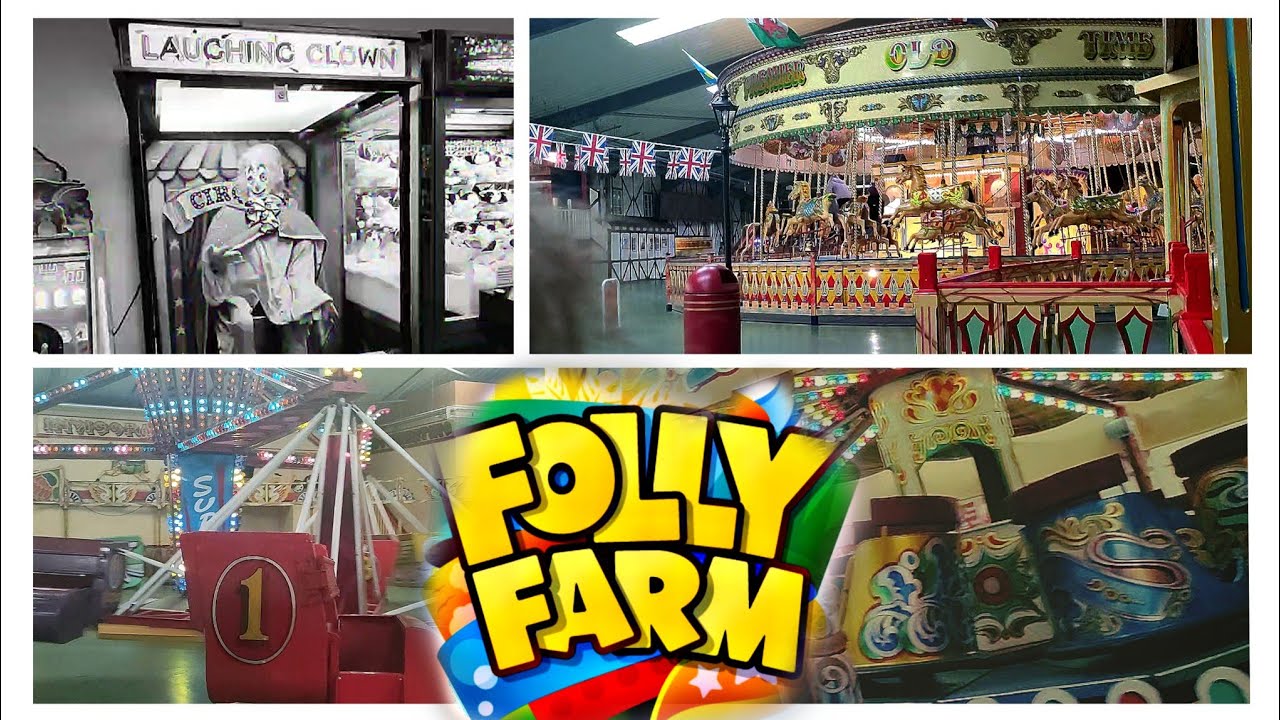 Folly Farm  Vintage FunFair Arcades | Rides | kiddie rides | indoor play area