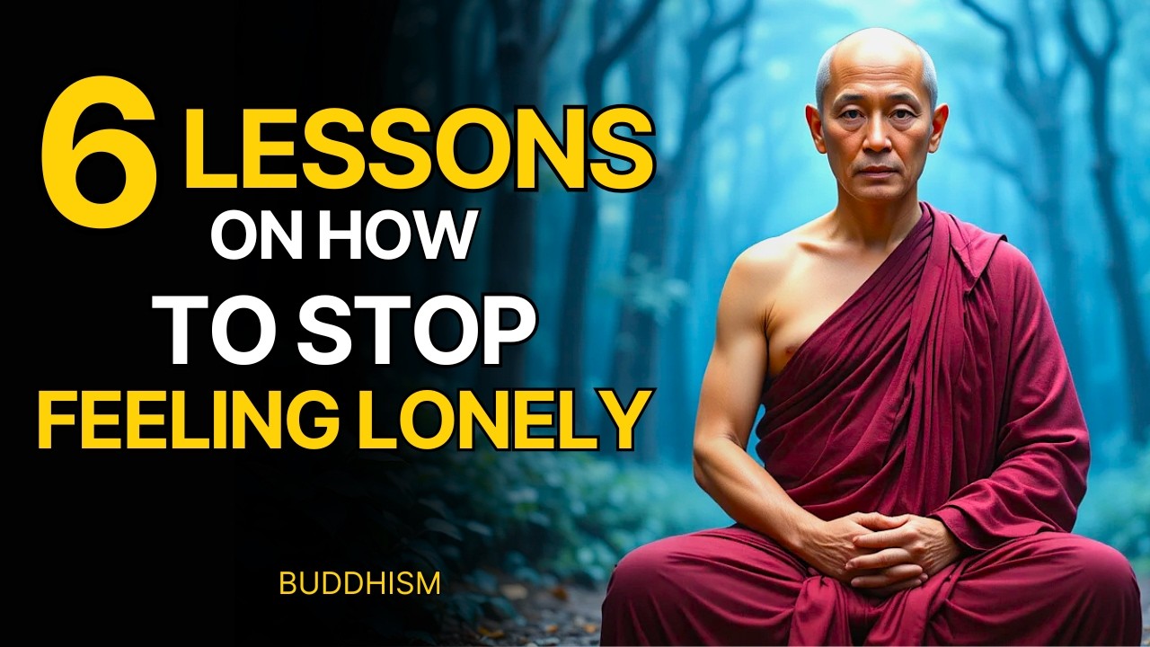 6 Lessons To Stop Feeling Lonely and Depressed | Buddhist Wisdom