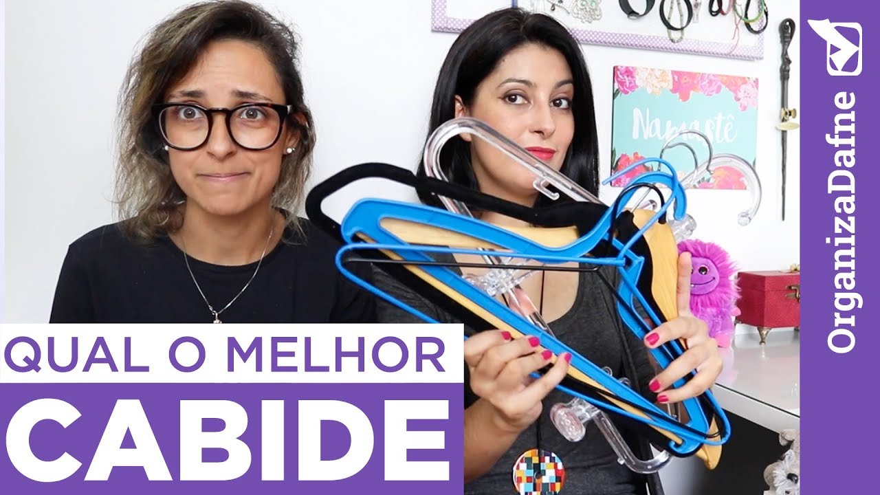 QUAL É O MELHOR CABIDE PARA SUA ROUPA (com Juliana Sena) | Organiza Dafne
